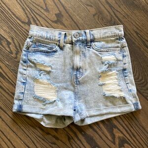 SO Distressed Jean Shorts
